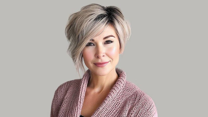 8 Prettiest Ways To Get A Pixie Bob With A Side Part