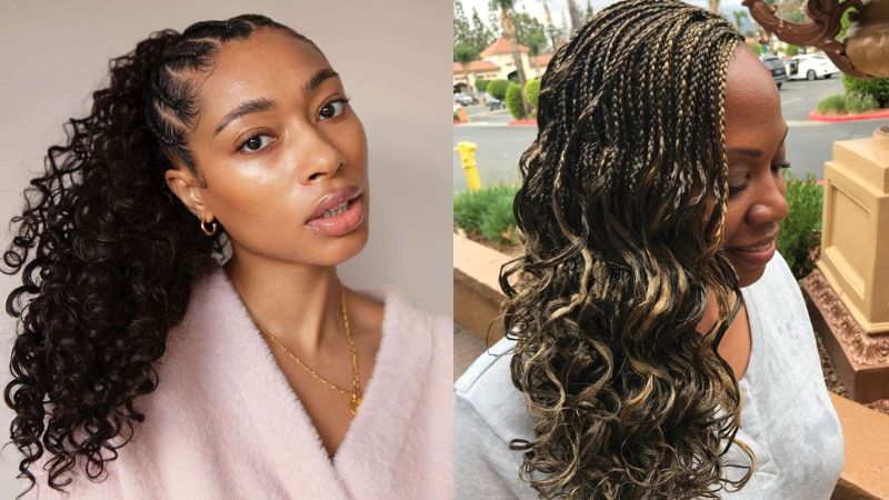 9 Braided Hairstyles for Curly Hair That Are Fresh and Elegant