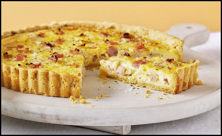 Bacon and Leek Quiche