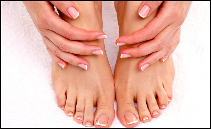 French Pedicure with a Twist