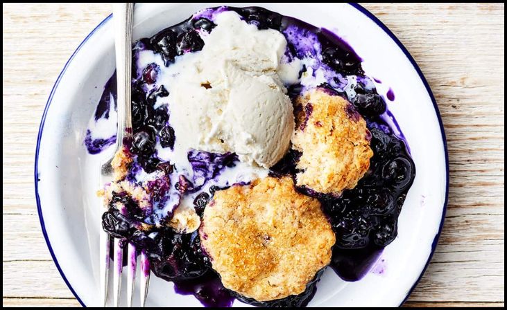 Ingredients for a Perfect Blueberry Cobbler