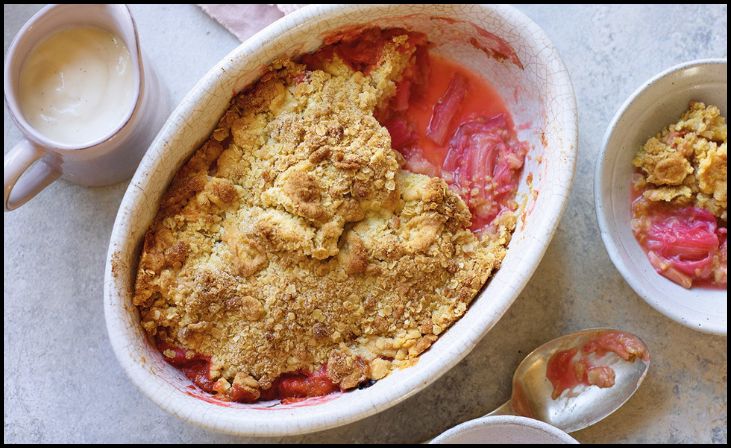 Rhubarb Crumble