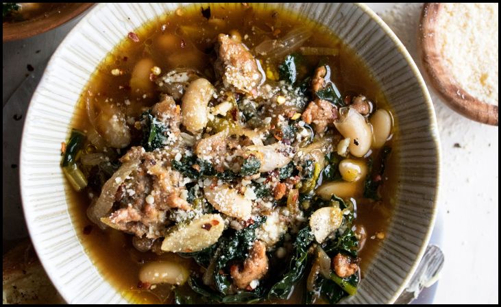 Tuscan White Bean and Kale Soup