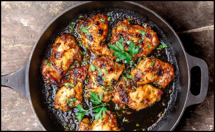 Balsamic Glazed Chicken Thighs