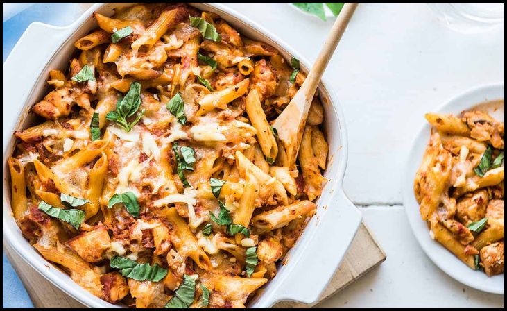 Mushroom Penne Bake